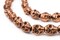 The Bead Chest Copper Skull Beads, Solid Plated-Brass Metal Halloween - Great DIY Accessories for Necklace, Bracelets and Earrings Making